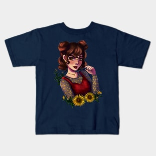 Sunflower Witch Kids T-Shirt